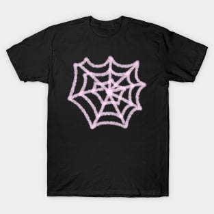 pink spider web pop art design T-Shirt